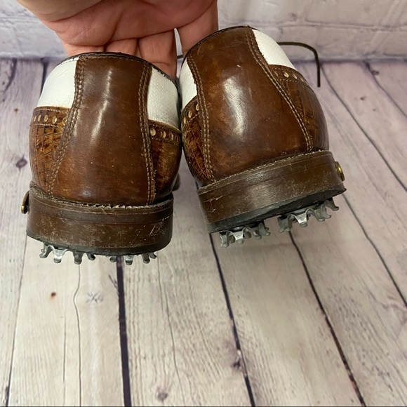 Vintage Men’s FootJoy ‘Premiere Classic’ Golf Shoe Size 9 - Picture 5 of 11